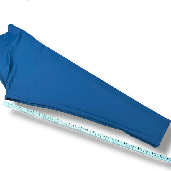 Madewell MWL Women 3X Plus Form Active Leggings Hematite Blue High Rise Cropped - Picture 7 of 9